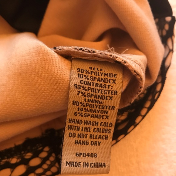 Black lace strapless dress - Picture 5 of 5